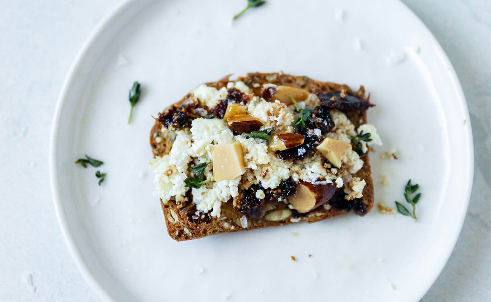 Baked Goat Cheese with Spiced Fig Compote
