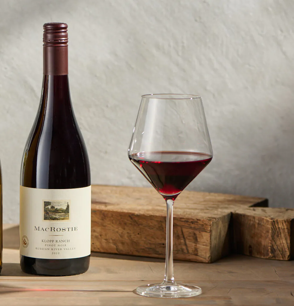 Bottle shot of the 2022 Klopp Ranch Pinot Noir